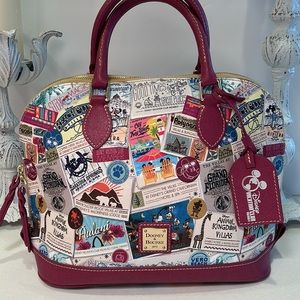 Dooney and Bourke Disney vacation club member exclusive purse 34 1/2 inch strap